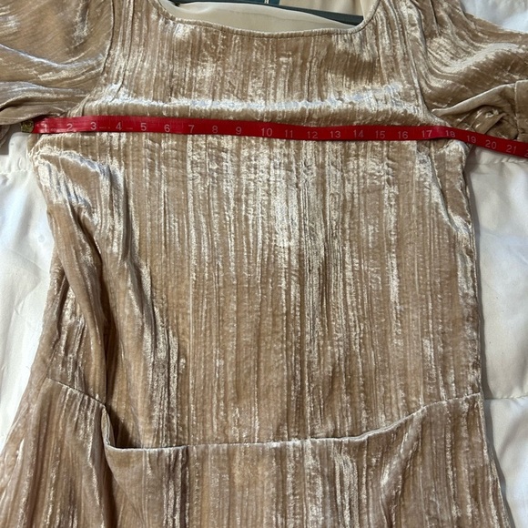 Anthropologie floreat crushed velvet shift dress - Picture 5 of 11